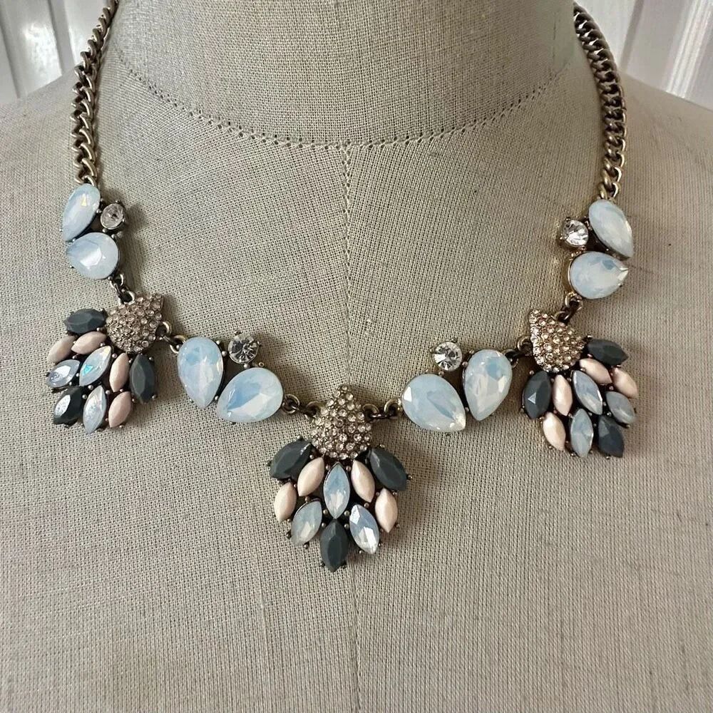 J.Crew Opalescent Statement Bib Necklace